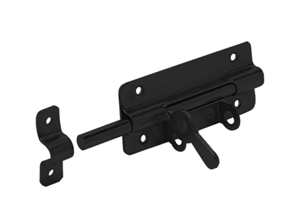 GB Hangslotgrendel 100x52mm Zwart Verzinkt 744351B