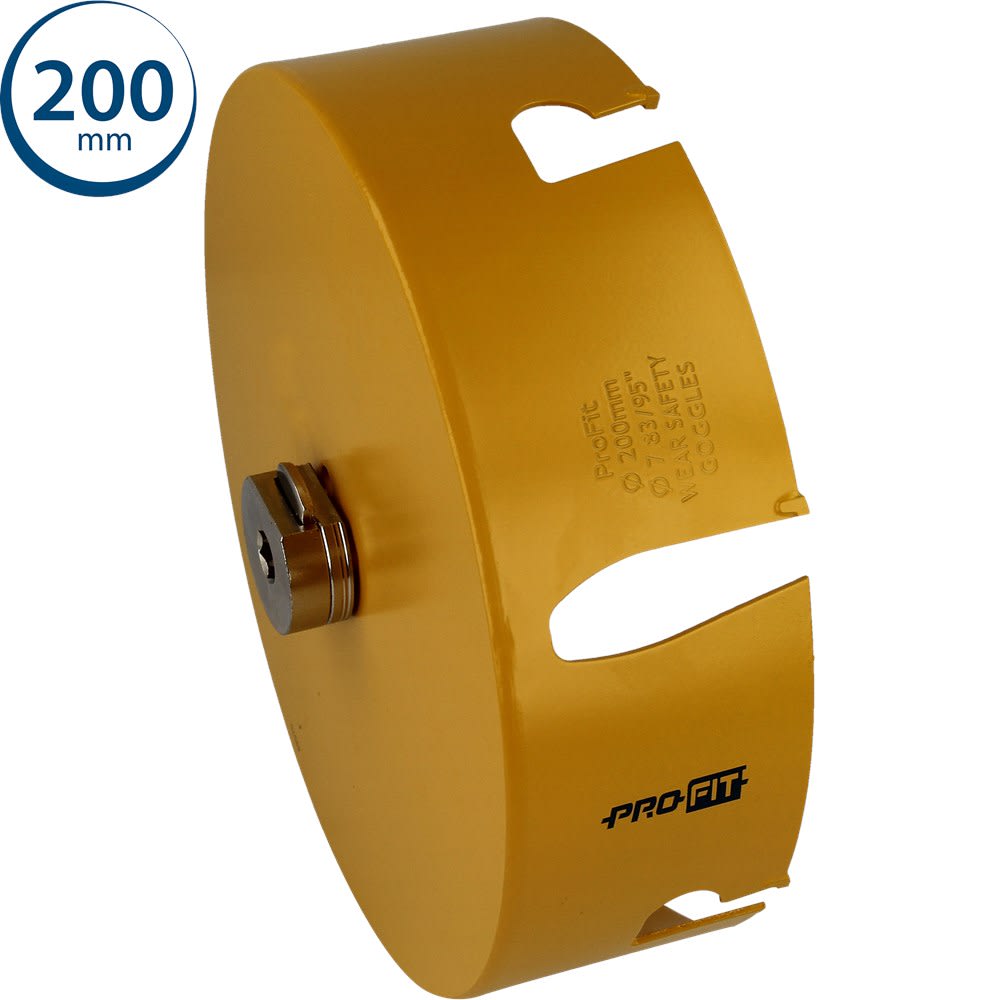 Profit Gatzaag 200mm Multi-Purpose Met Geintegreerde Adapter En Euro-Hanger