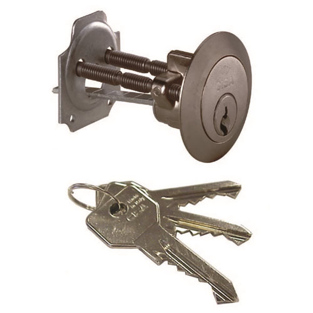 Cisa Staartcilinder Messing Mat Vernikkeld Voor Oplegslot