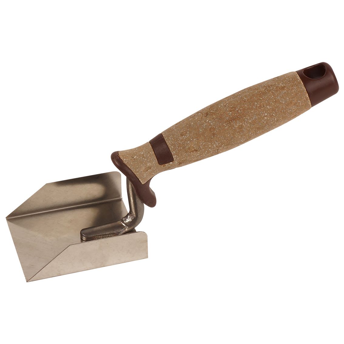 Super Prof Hoekschop Eco Pure Inwendig 90x80x20mm RVS Met Handgreep Leer