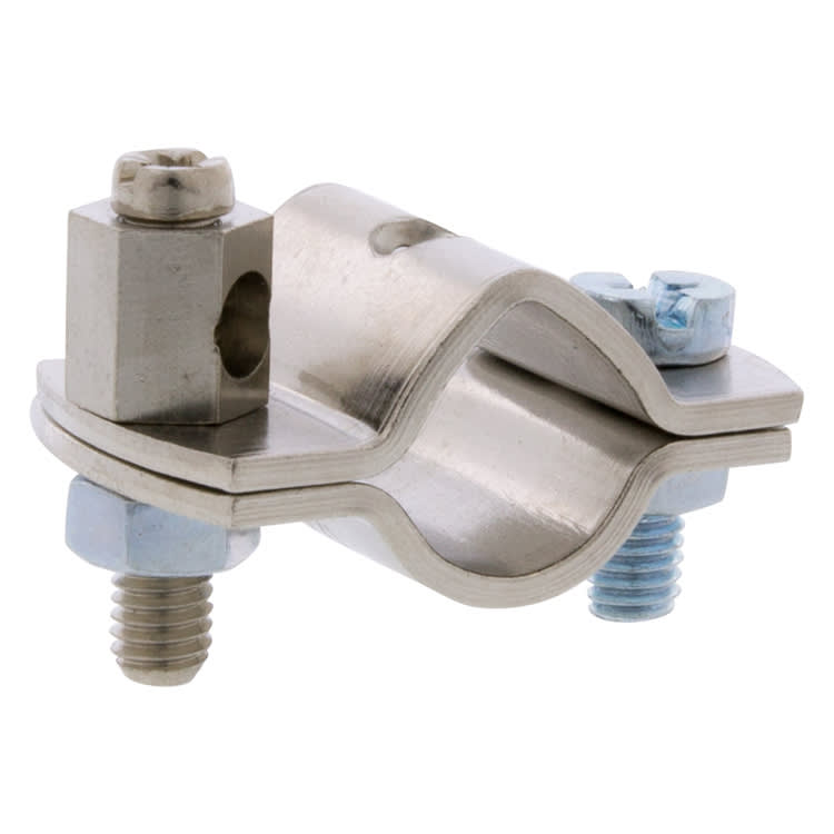 Aardklem 1/4" 13-15mm Vernikkeld