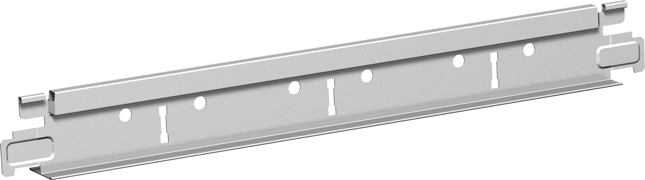 Rockfon Chicago Metallic Dwarsprofiel T24 Haak 2850 1200x38x24mm Mat Zwart 88 45st Per Pak