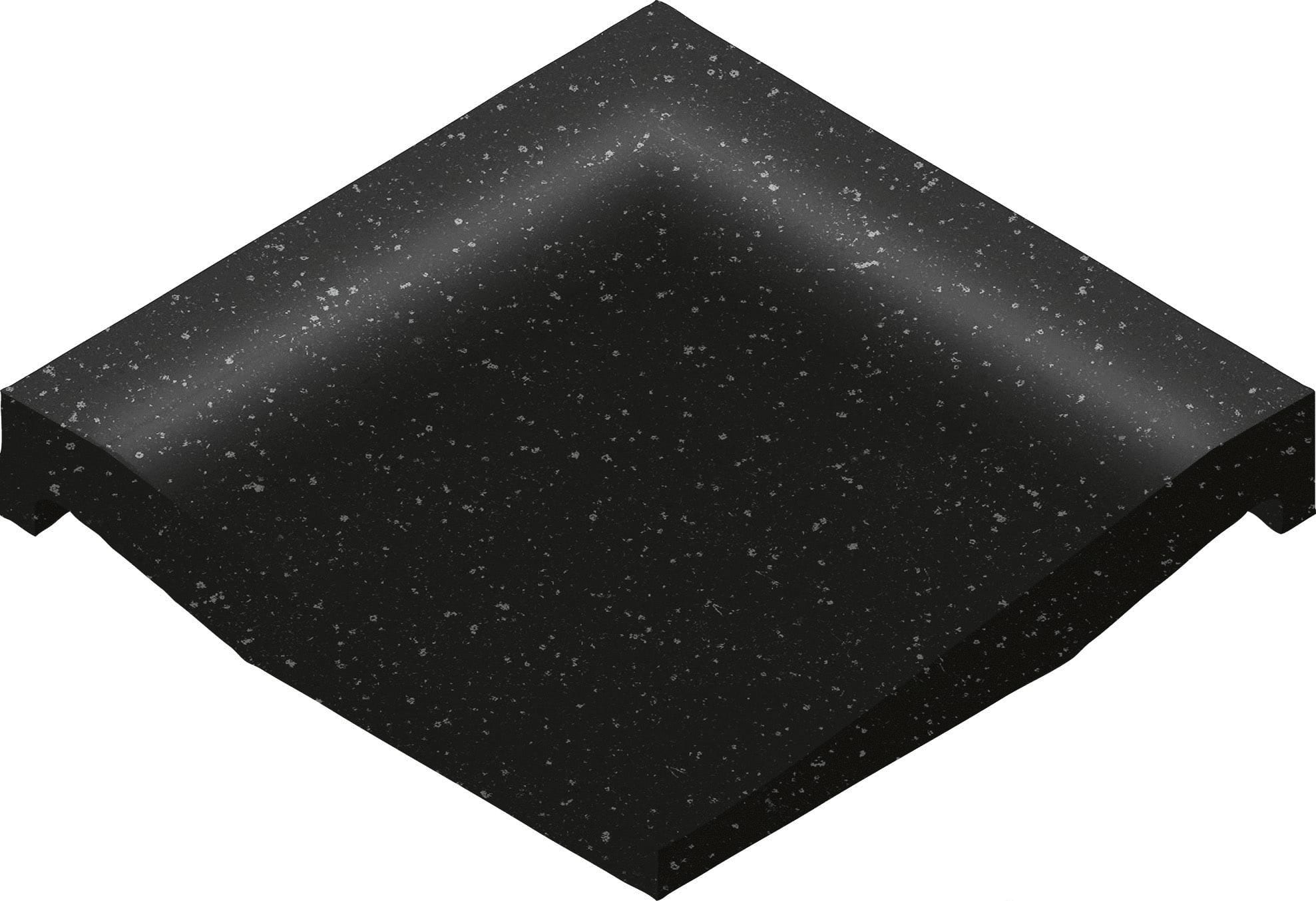 Villeroy & Boch Hoek Pro Architectura 3.0 Pure Black 10x10cm Mat R10 2609C4910010