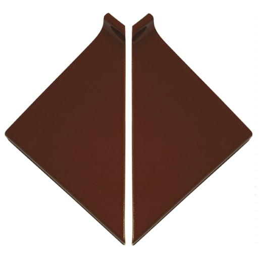 Kloosterwaard Uitwendige Hoek 16cm Lichtbruin 90 Graden 20mm Kering