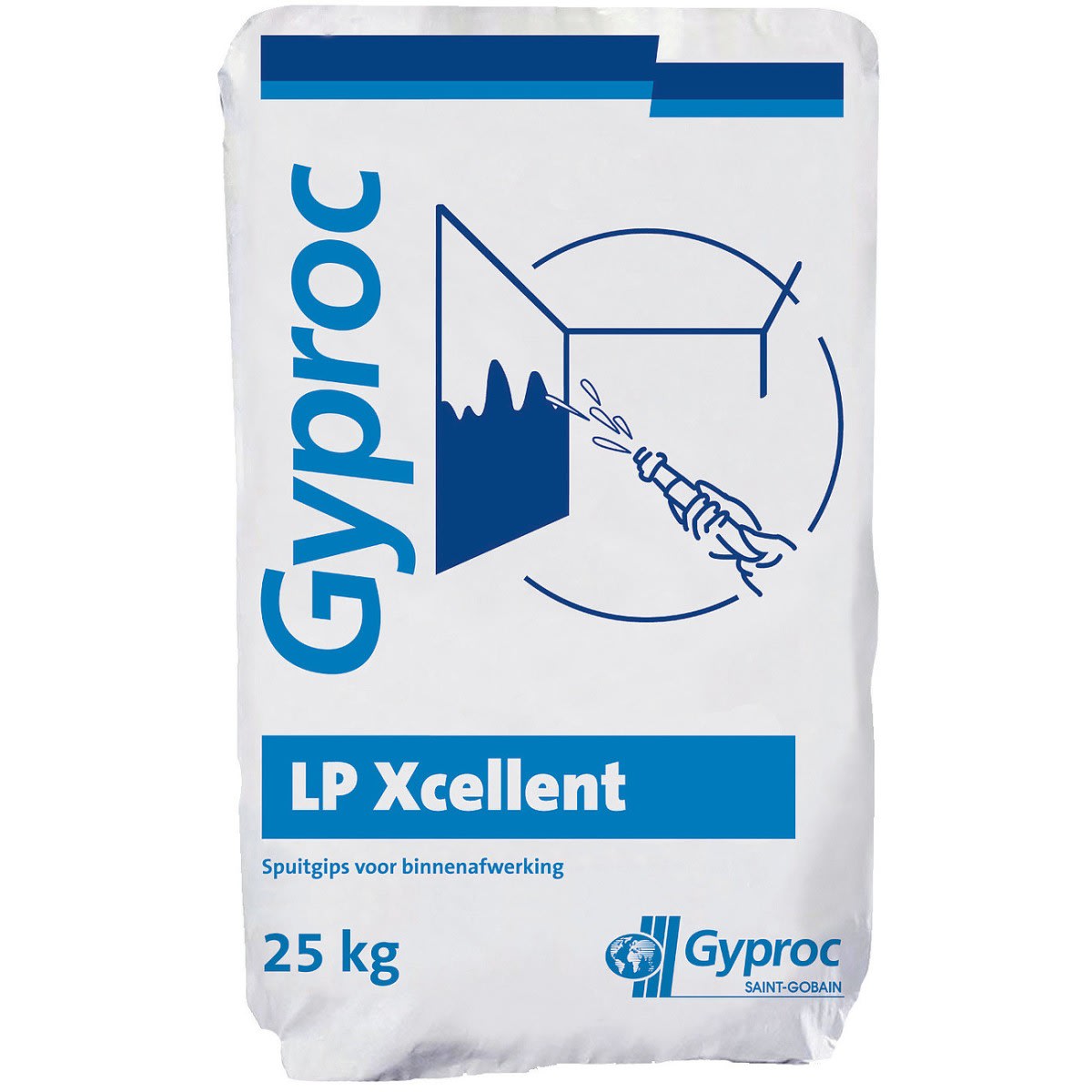 Gyproc LP Xcellent Spuitgips 25kg