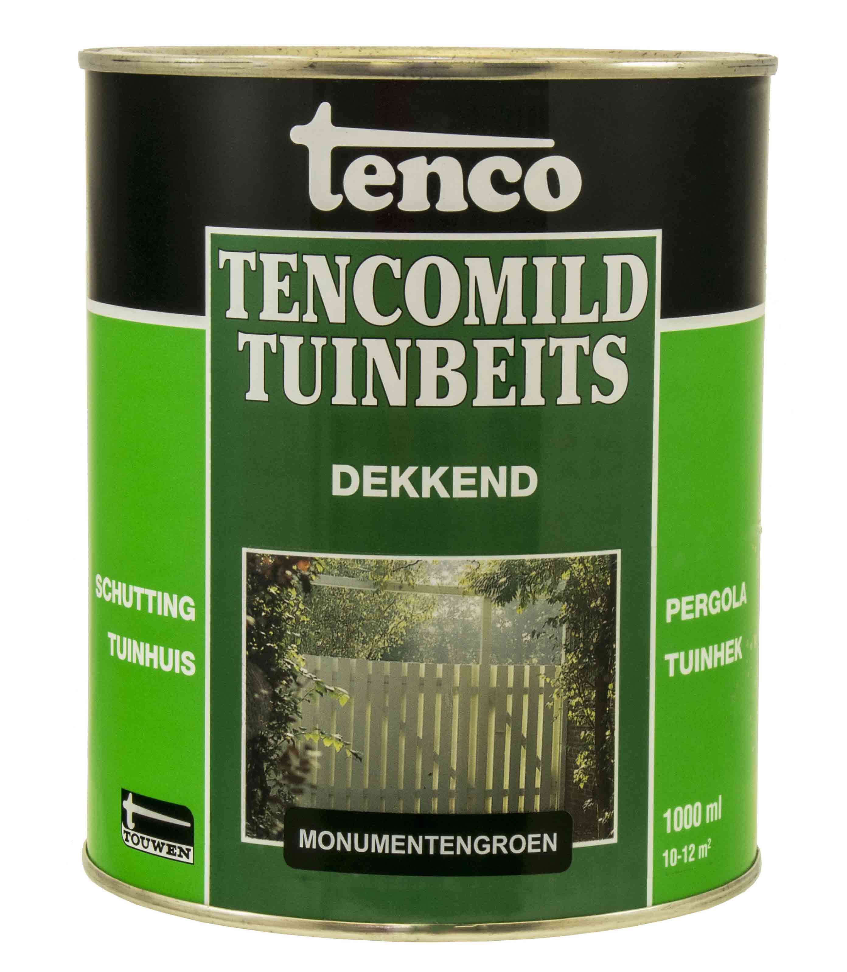 Tencomild Tuinbeits Dekkend 1L Monumentengroen