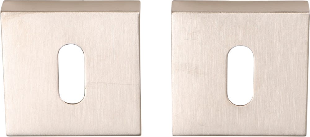 Oxloc Sleutelrozet Vierkant 11mm RVS Mat Met Sleutelgat