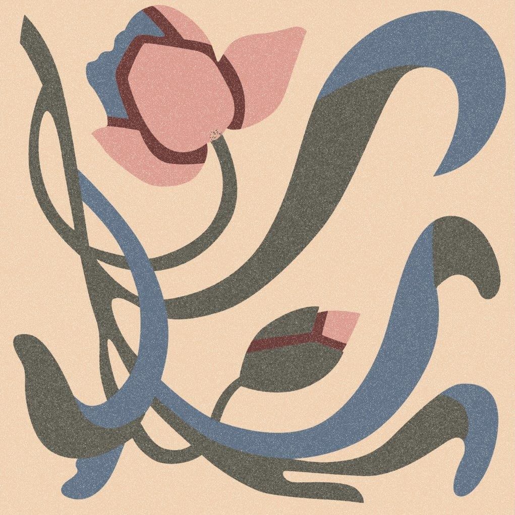 Product afbeelding voor Decortegel Bel Histoire Odette 15x15cm 8mm Mat Gerectificeerd R10