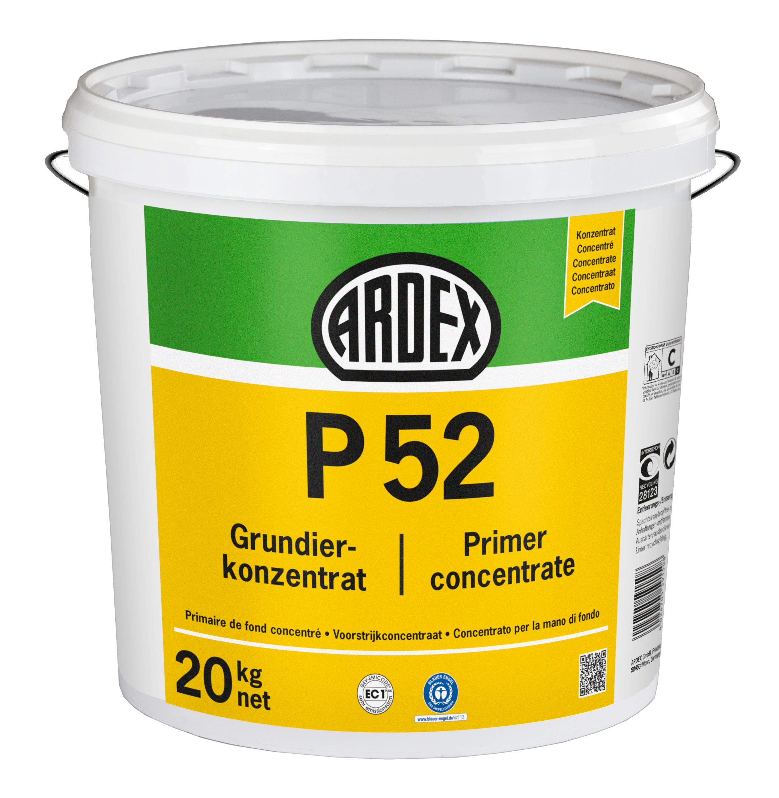 Product afbeelding voor Ardex P52 Voorstrijkconcentraat 20kg