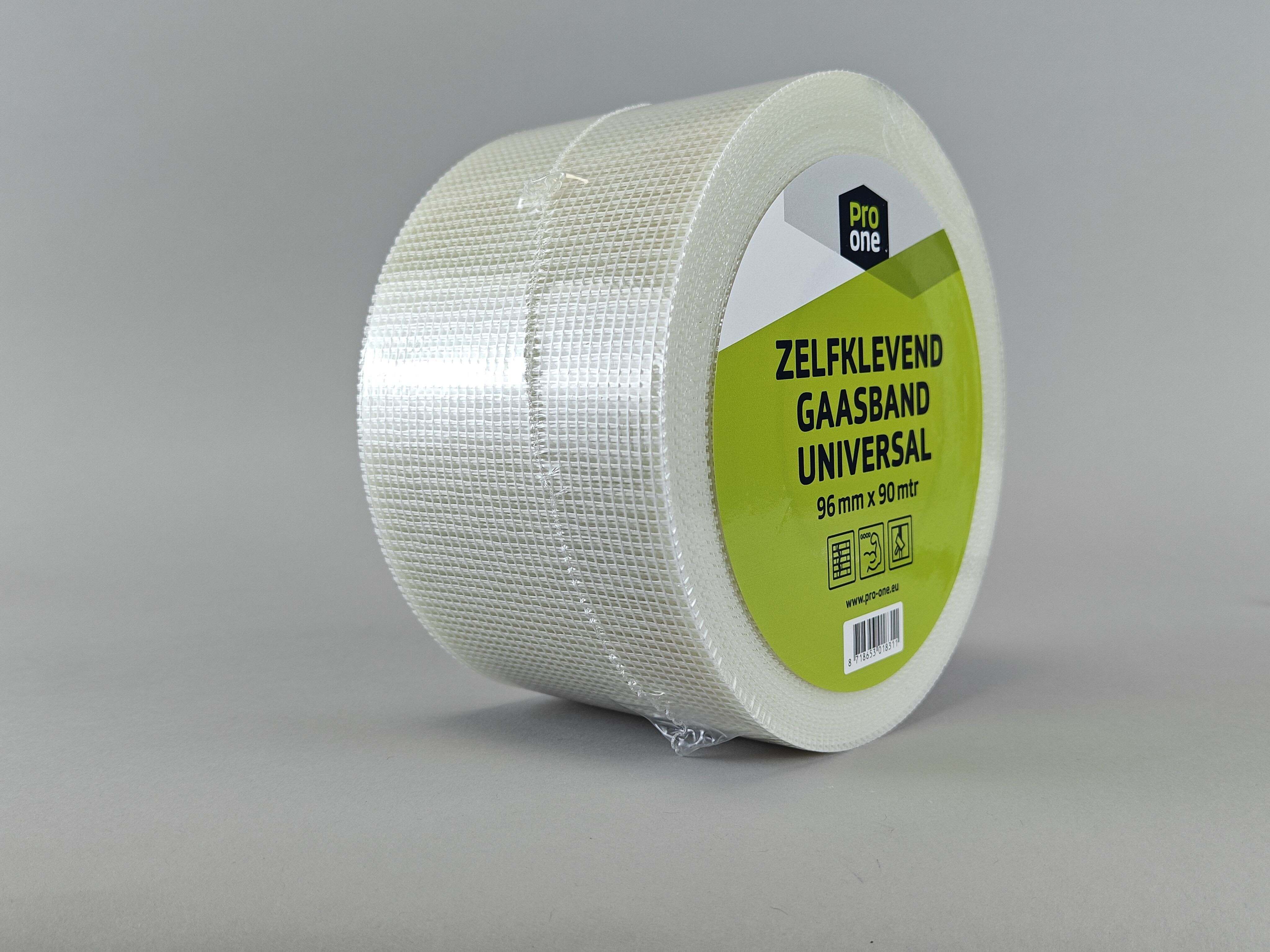ProOne Gaasband 96mm Wit 90m Universal Zelfklevend