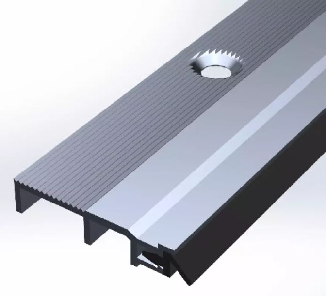 Ellen Slijtdorpel ARP-5 100cm Aluminium Dorpel Dicht R5