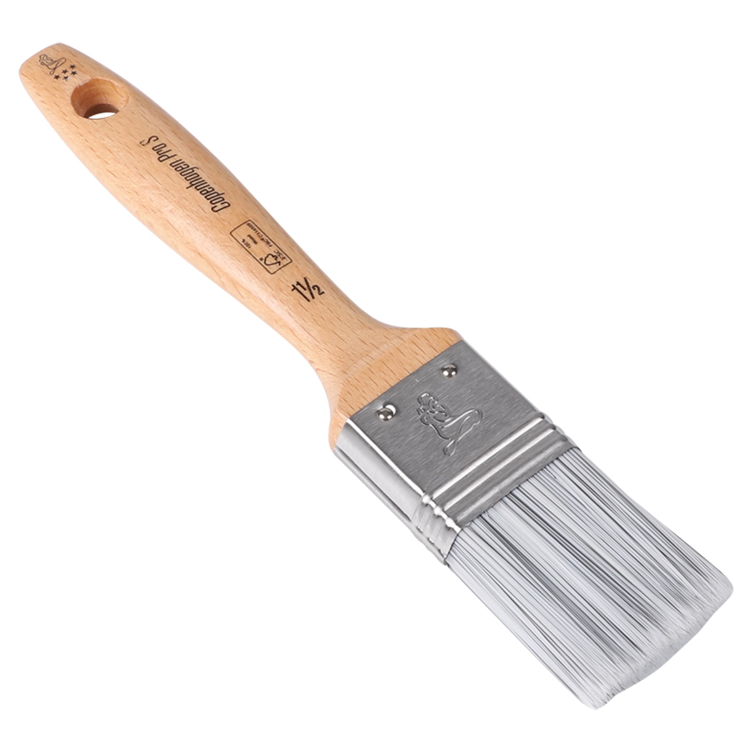 Product afbeelding voor Copenhagen Pro S Platte Kwast 1 1/2 Grijs Haar