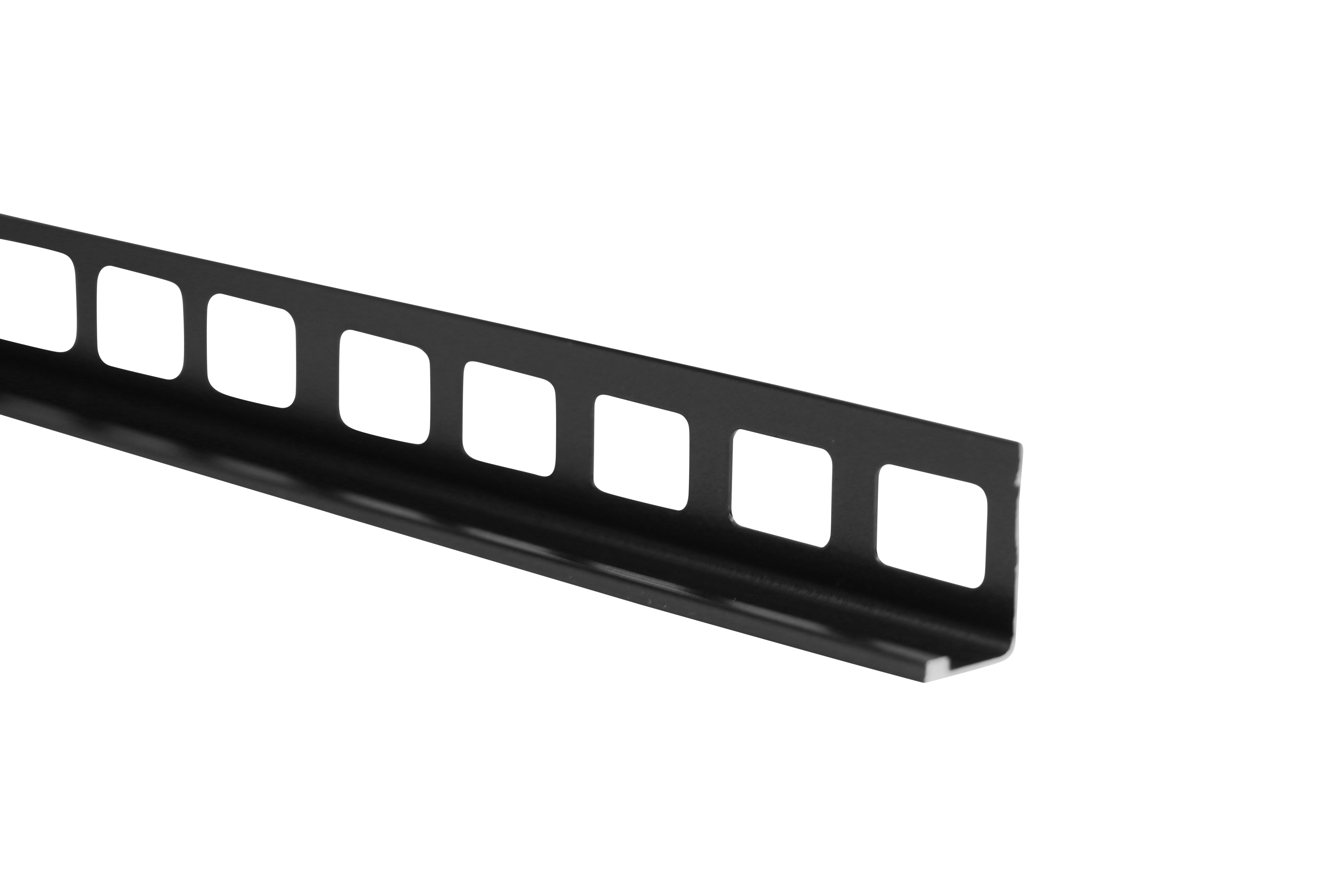 Pro-One Tegelprofiel 12.5mm 300cm Haaks Aluminium Mat Zwart