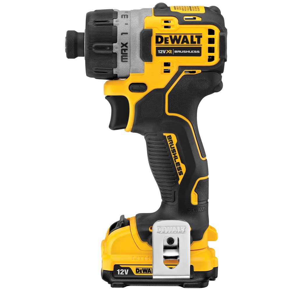 Product afbeelding voor DeWALT Accu Schroevendraaier DCF601D2QW 12V XR 1/4" 2x2Ah Li-ion In Koffer