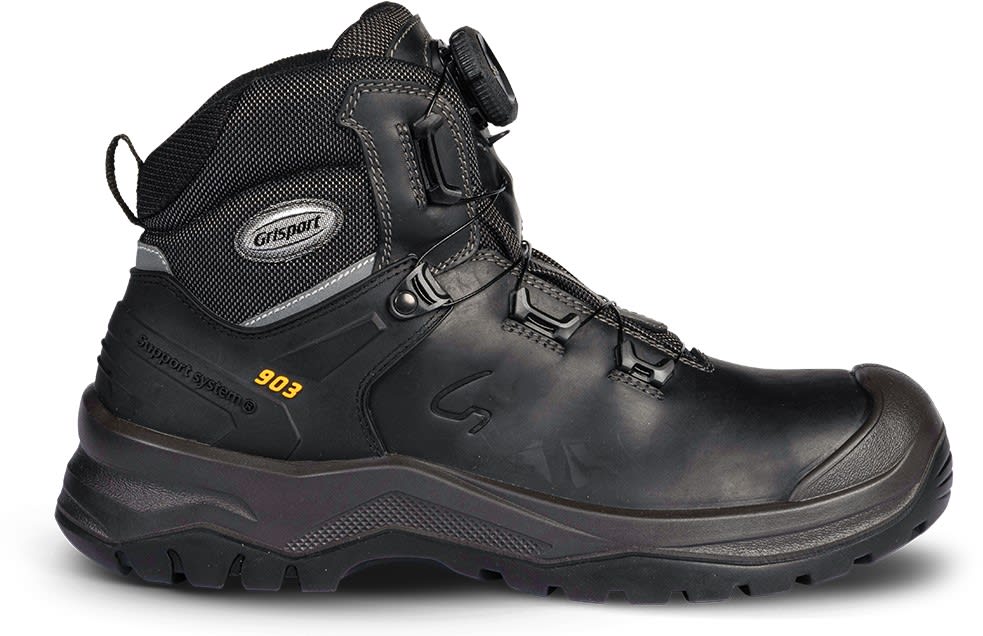 Grisport Veiligheidsschoen 903L Boa Hoog S3 Maat 43 Zwart