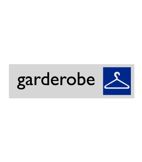 Bord Garderobe 45x165mm PVC Alulook