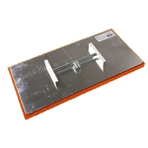 Schuurbord 400x200mm Draaibaar Zonder Steel Rood/Grof 