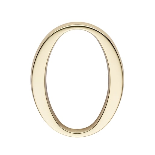 Skantrae Huisnummer Messing Nr 0 Titanium