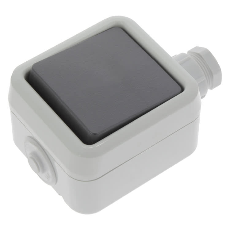 PEHA Wisselschakelaar Opbouw Spatwaterdicht Wartel M20 Grijs