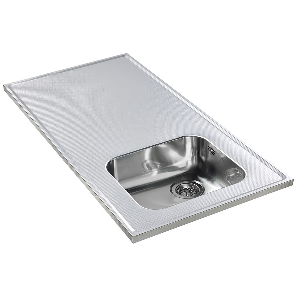 Reginox Diamantblad 102x60cm Bak Rechts Hartmaat 270mm Uit Rechts  Zonder Kraangat