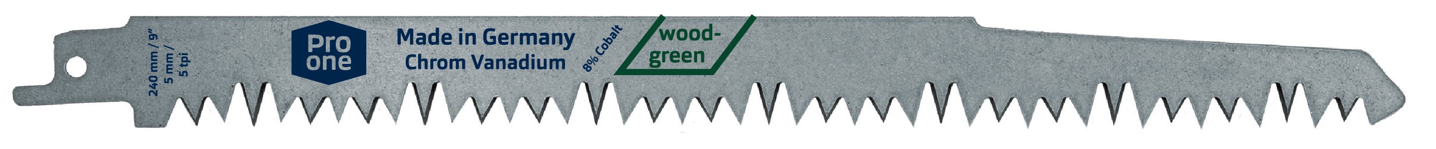 Pro-One Reciprozaagblad S1531L 240mm Voor Zacht Hout 5st