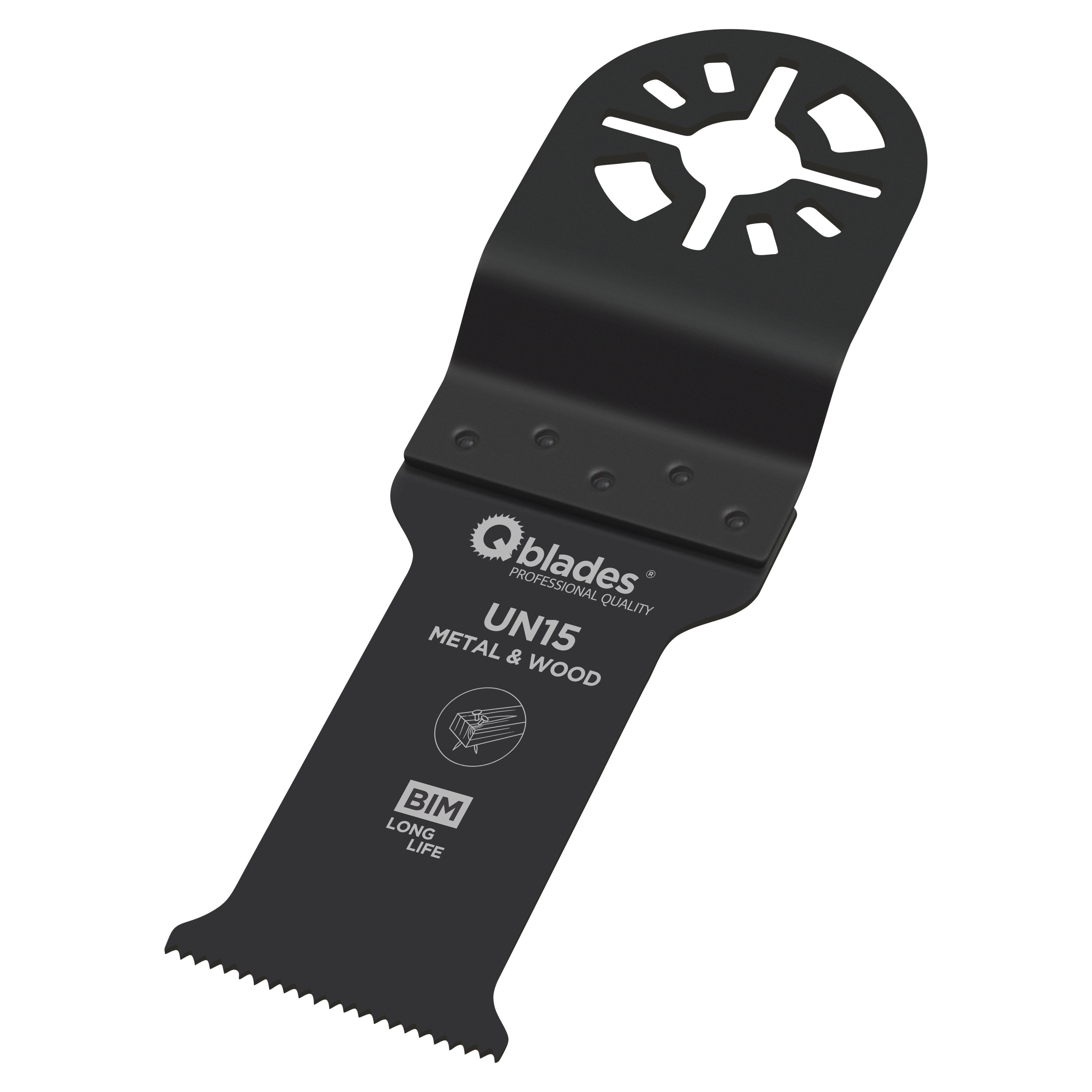 Qblades Multitoolzaagblad UN15 28x60mm Bi-Metaal 1st