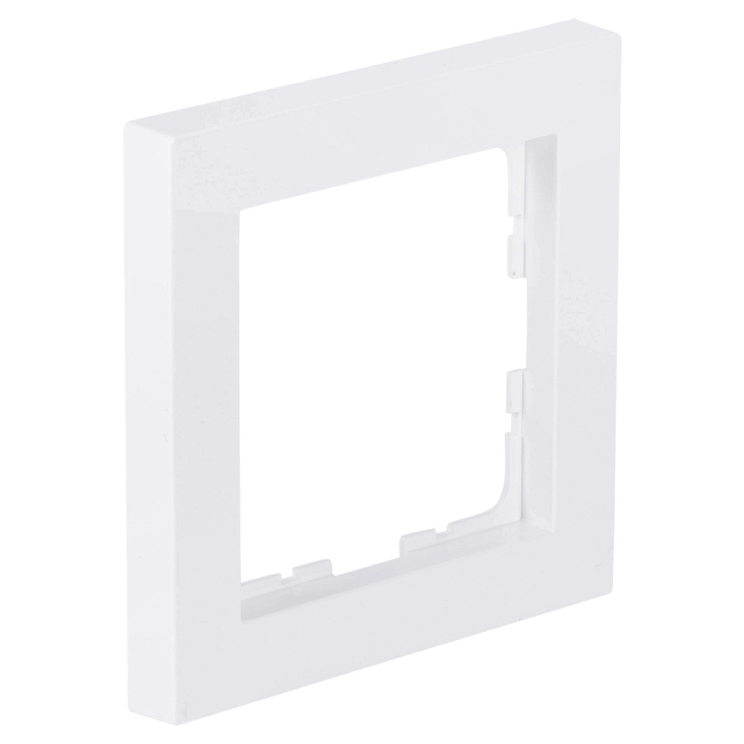 Product afbeelding voor Q-Link S-Line Afdekraam Horizontaal/Verticaal 1-voudig Polarwit 1st