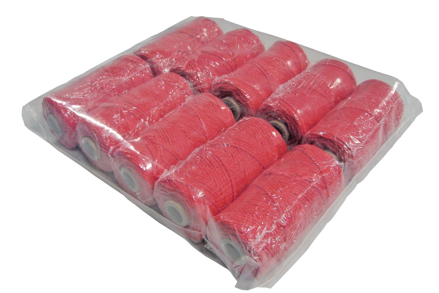 Metselkoord Geslagen 4-strengs 1mm 50m Rood 10st