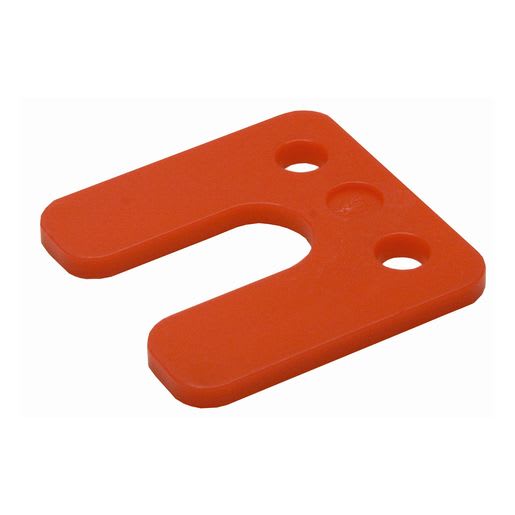 GB Drukplaat Met Sleuf 5mm Kunststof Rood 48st 34745B