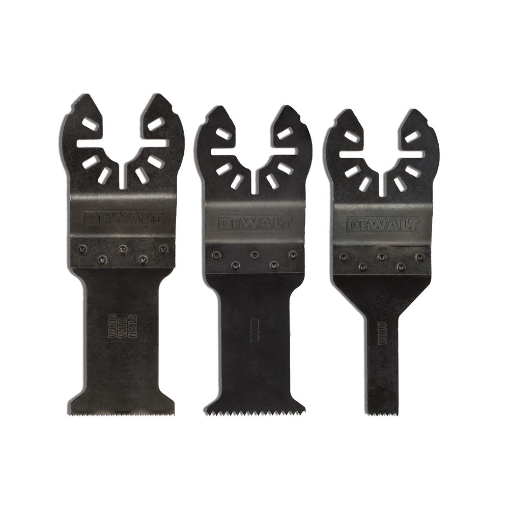 Product afbeelding voor DeWALT Multitoolzaagbladenset DT20713QZ 3-Delig