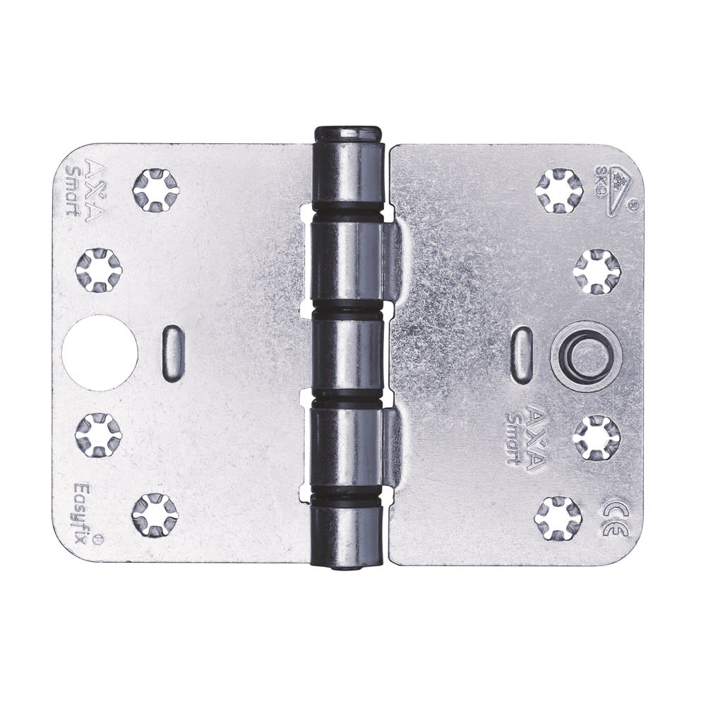 AXA Schijflagerscharnier Easyfix Ronde Hoeken 125x89mm SKG3 Verzinkt 1st