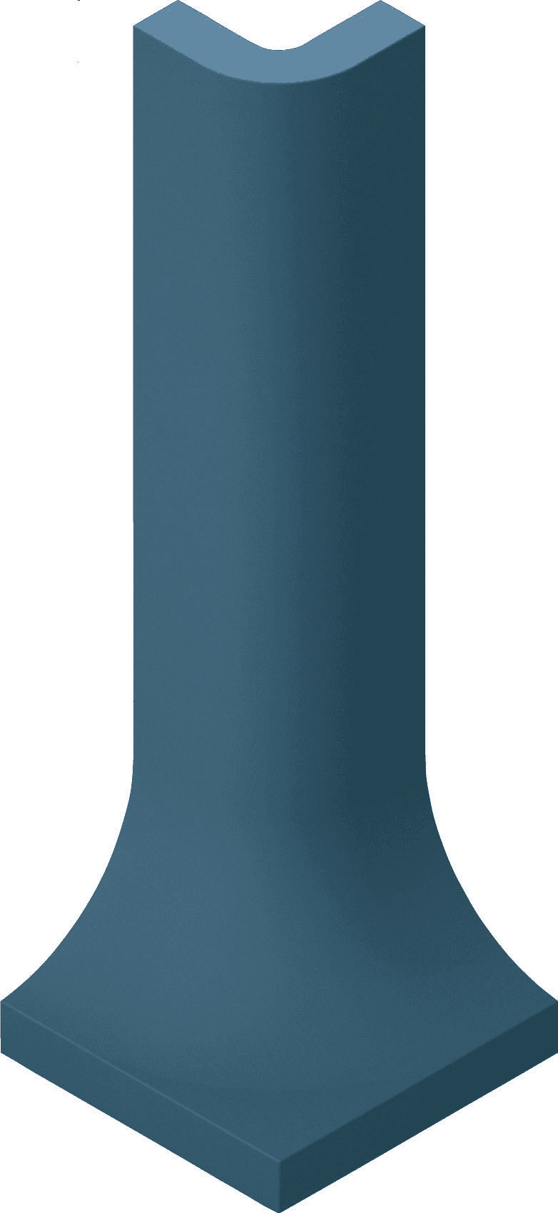 Product afbeelding voor Villeroy & Boch Binnenhoek Pro Architectura 3.0 Sea Blue 3x10cm Mat 2074C2450010