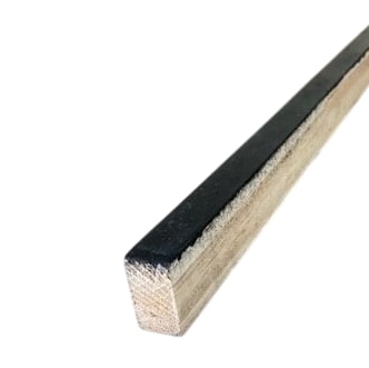 Kantlat Aziatisch 17x33mm 295cm Zwart 10st Per Bundel