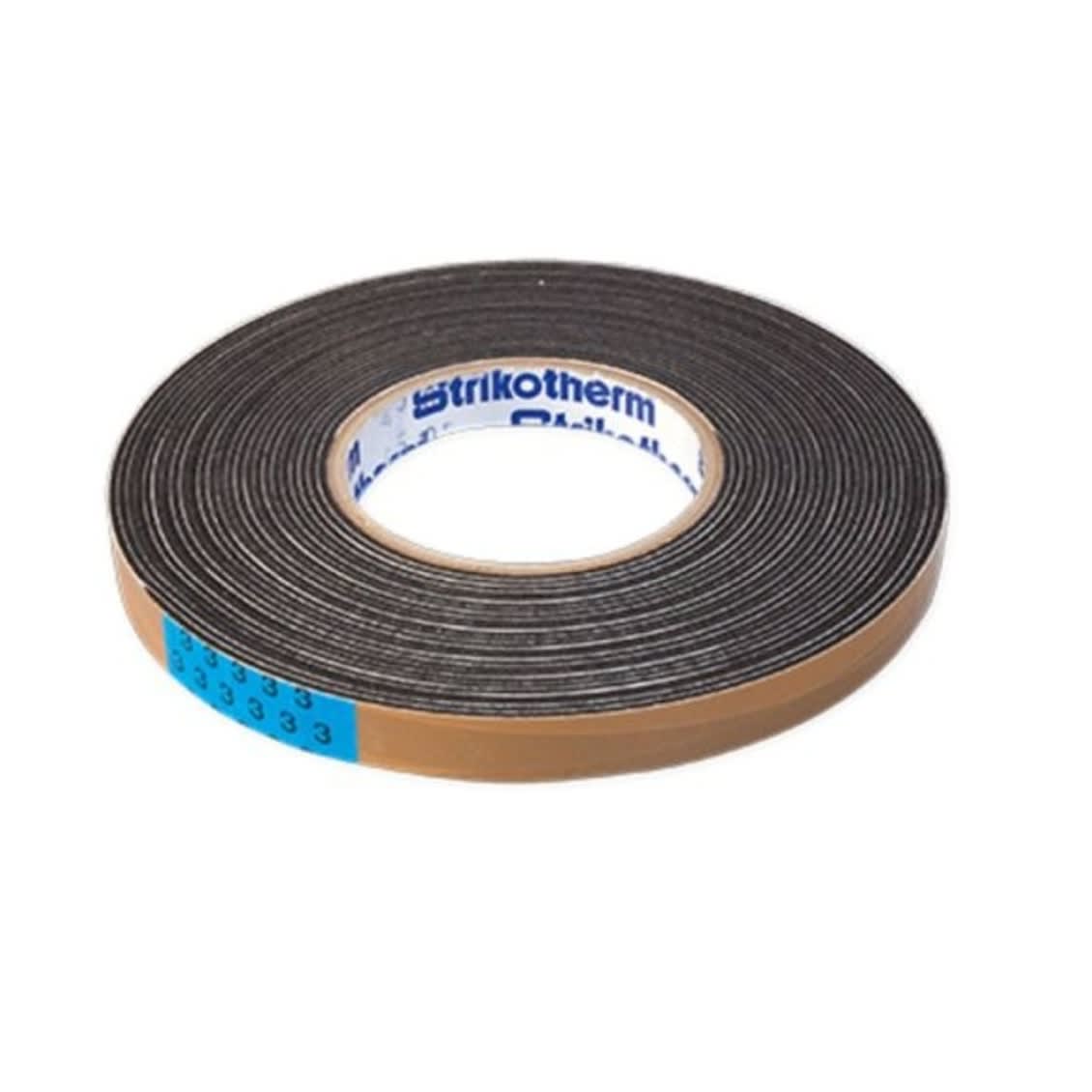 Strikotherm Afdichtingsband 15x3mm 10m Zwart Zelfklevend