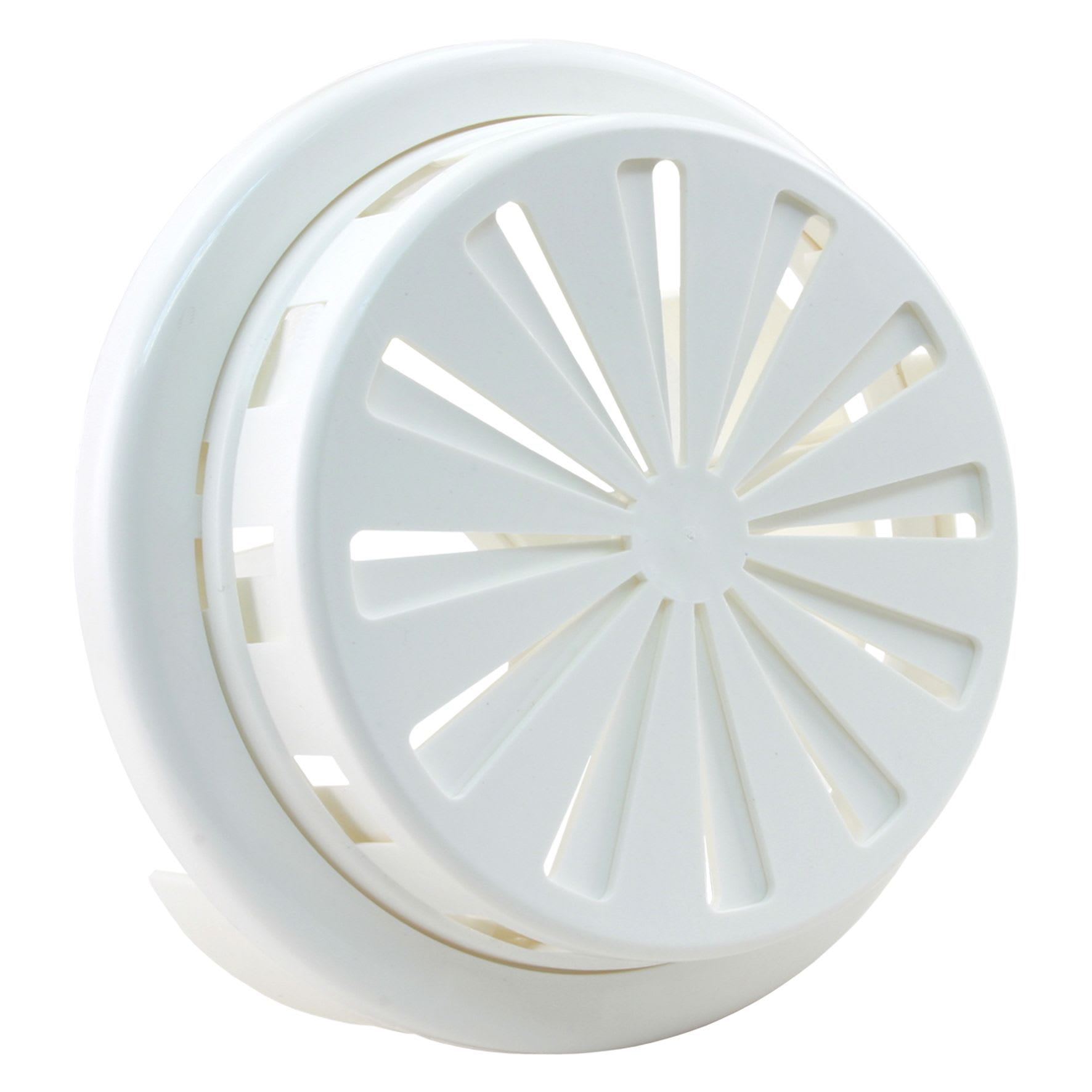 Starx Ventrooster 100-150mm Verstelbaar Wit