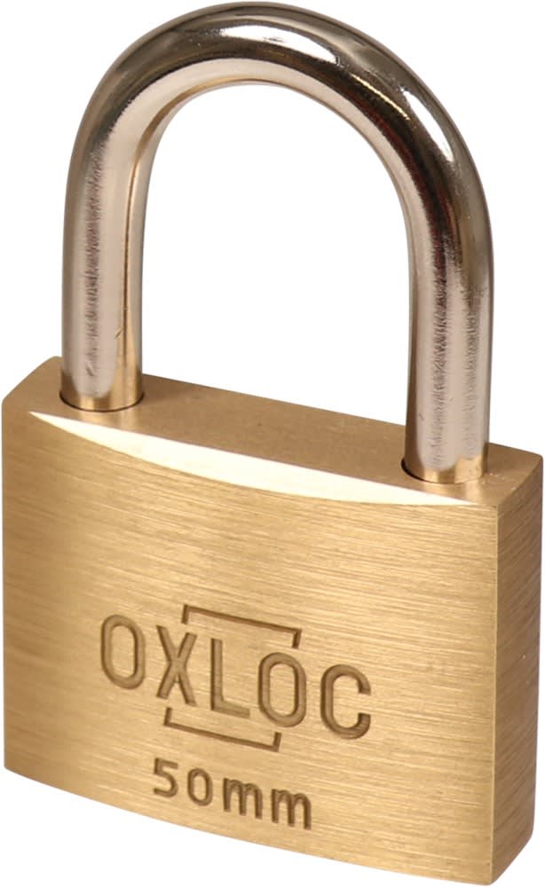 Oxloc Hangslot Verschillend Sluitend 50mm Staal Met 2 Sleutels