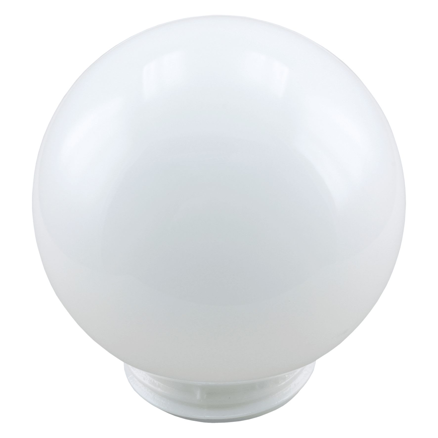 Schroefkogel Glas 60W Wit