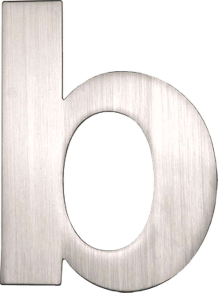 Oxloc Huisletter B 70x120mm RVS