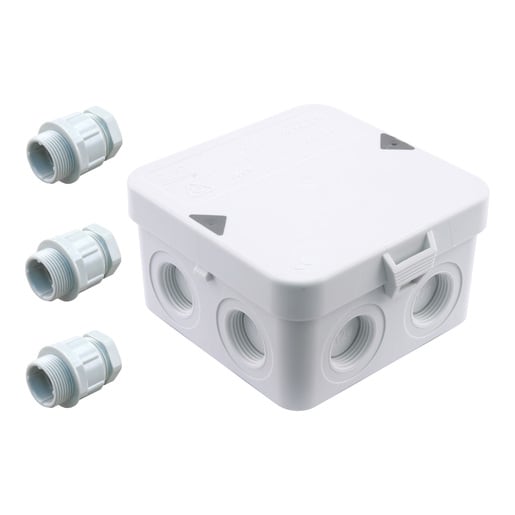 Kabeldoos met 3 wartels kema