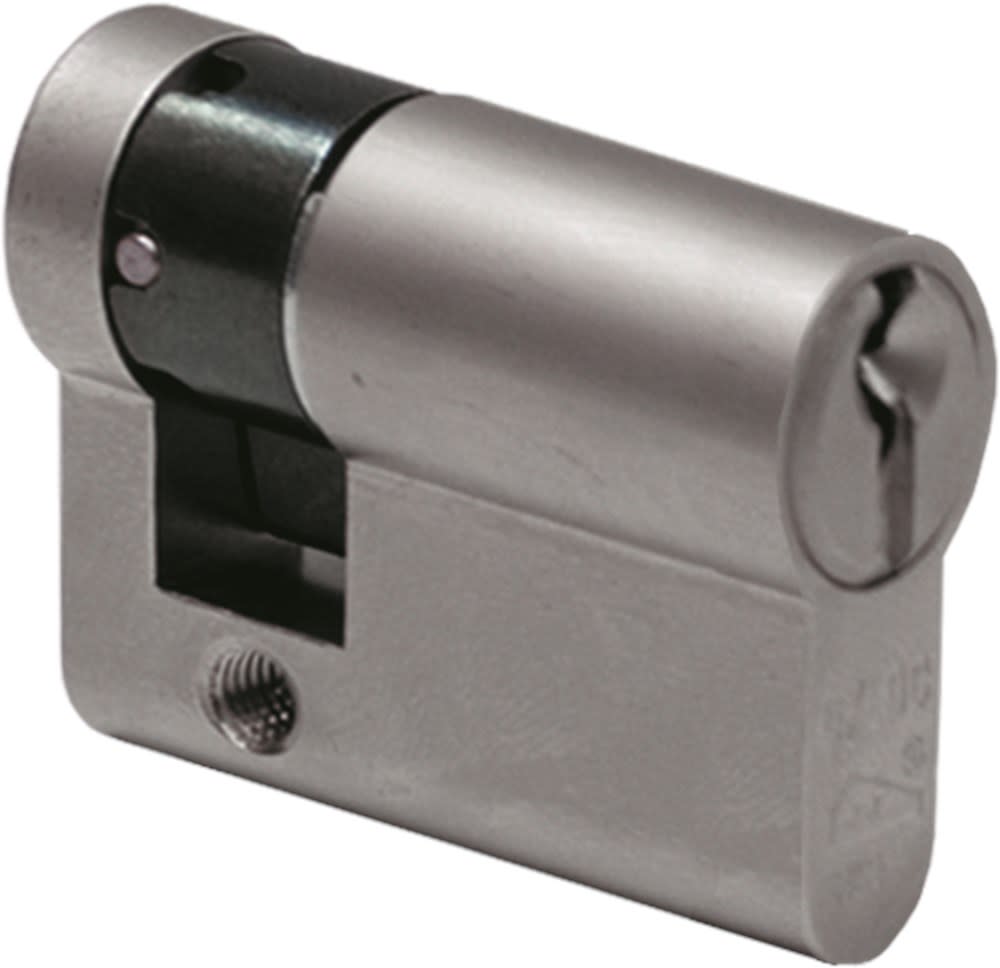 Oxloc Profielcilinder O5 Enkel 0/30mm Staal Vernikkeld Mat SKG2