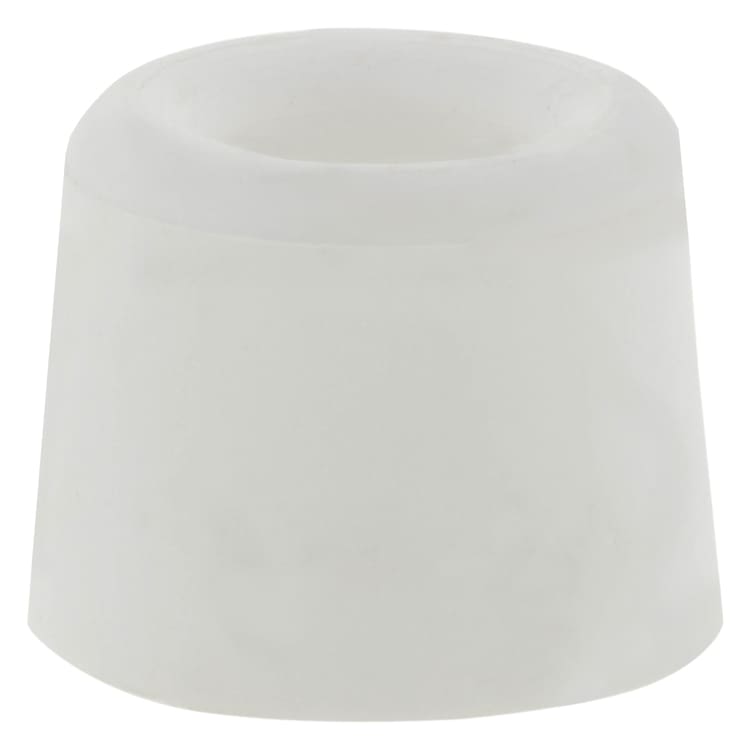 Deurbuffer 25x30mm Rond Rubber Wit