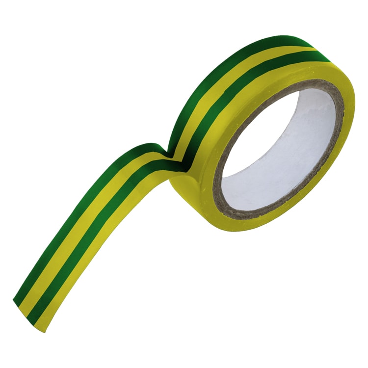 Isolatieband 15mm 4.5m Groen/Geel