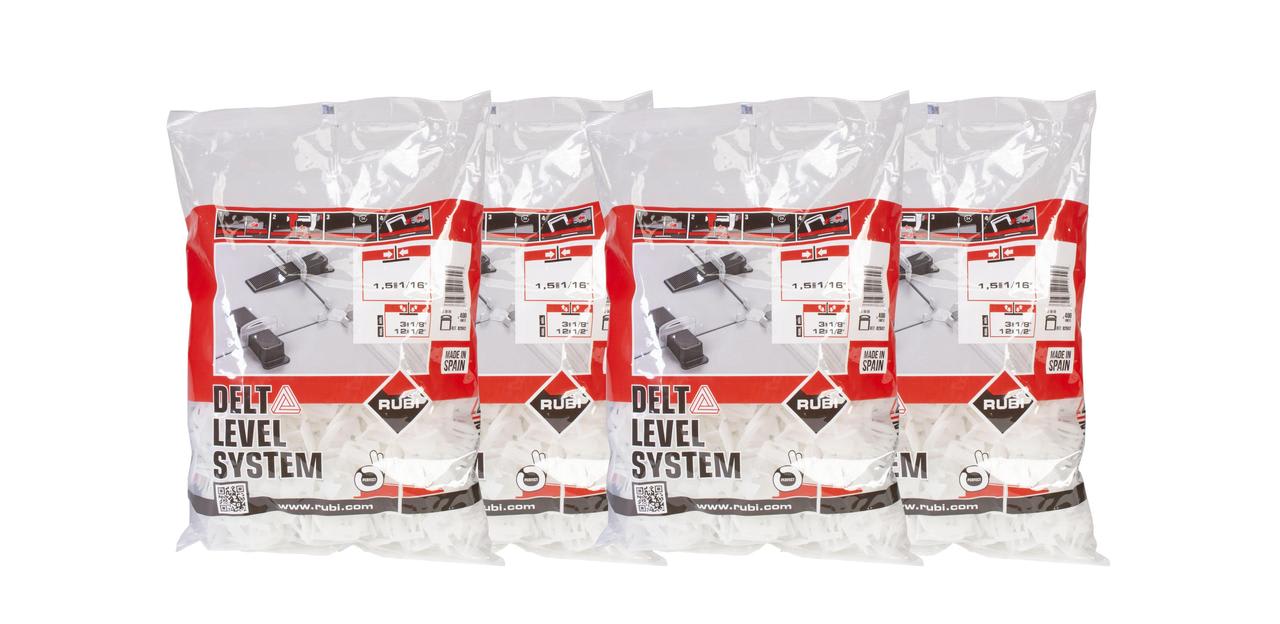 Rubi Clip Delta Levelling Systeem 1,5mm Tegeldikte 3-12mm 2400st