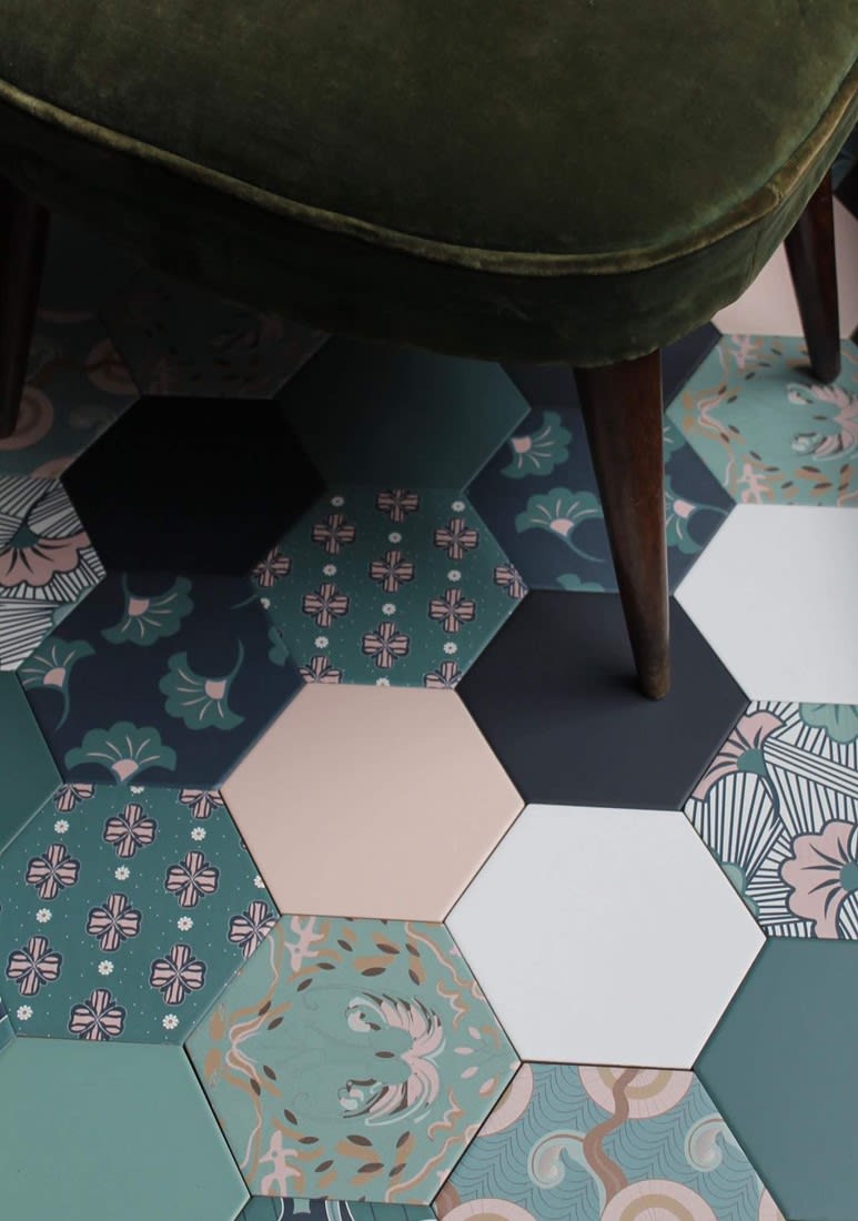 Product afbeelding voor Decortegel Good Vibes Mix Deco 14x16cm 9mm Mat R10