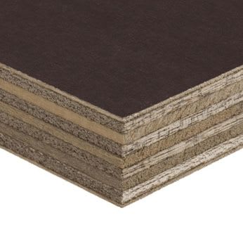 Hardhout Betonmultiplex 18mm 250x125cm FSC Mix 70%