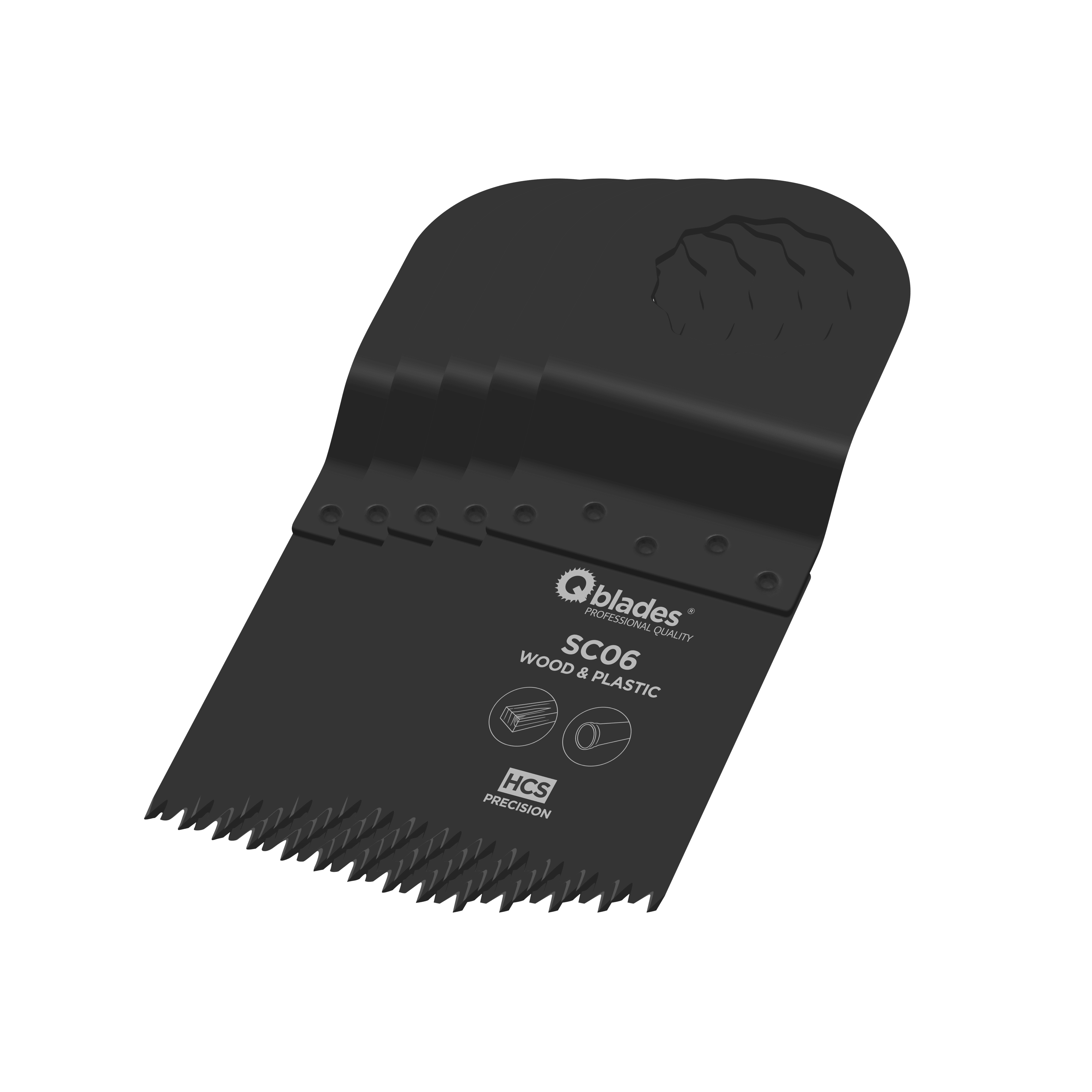 Qblades Multitoolzaagblad Precision SC06 34x40mm HCS 5st