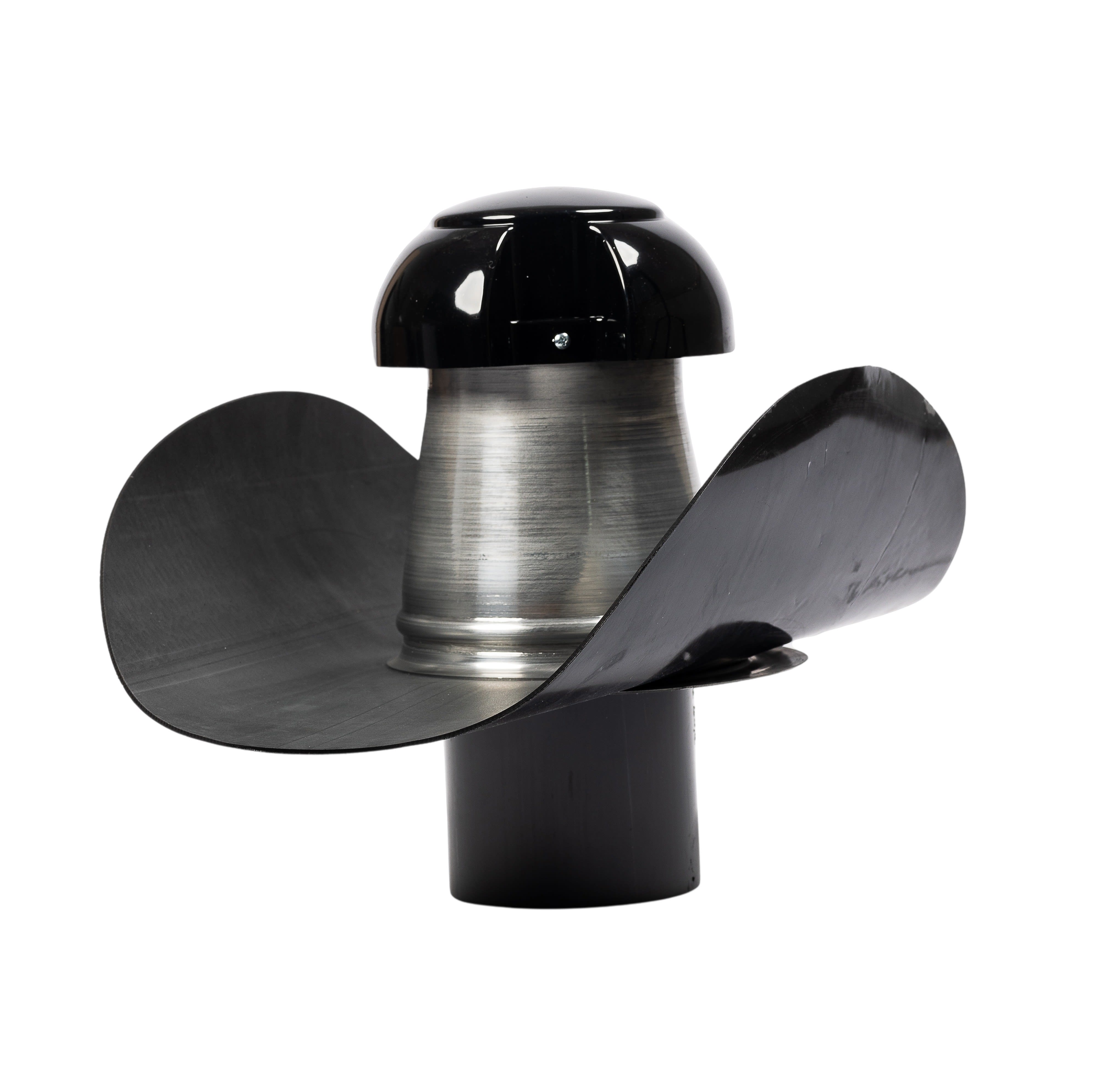 BossCover Ontluchting 125mm Aluminium/Kunststof Zelfklevend