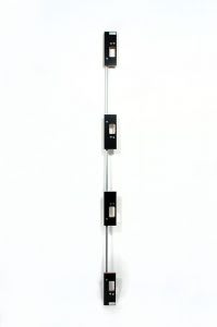 Riens Freesmal Scharnier 89x89mm 4-delig Op Alu Strip