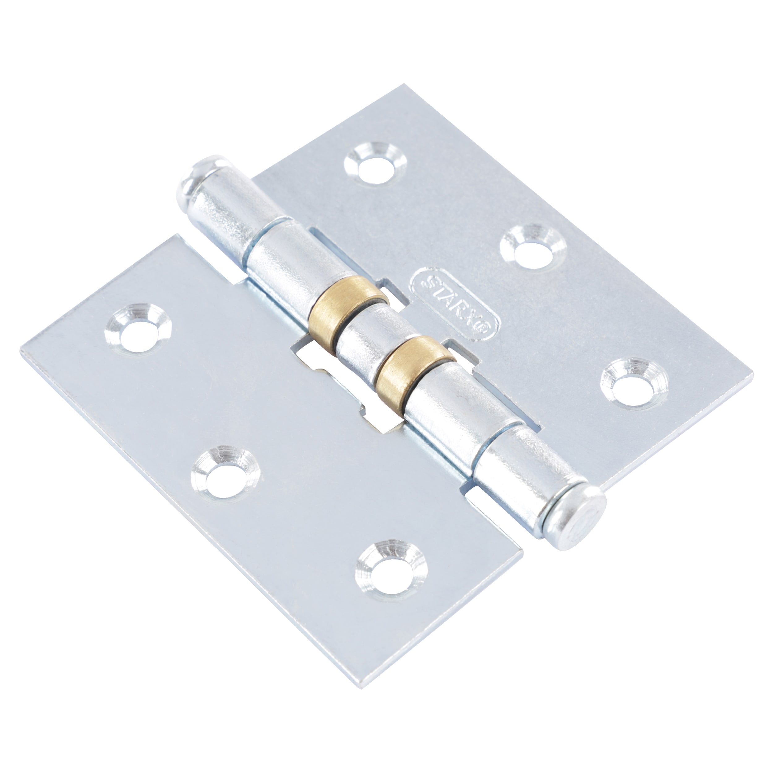 Product afbeelding voor Starx Kogelscharnier Rechte Hoeken 76x76mm Verzinkt 3st