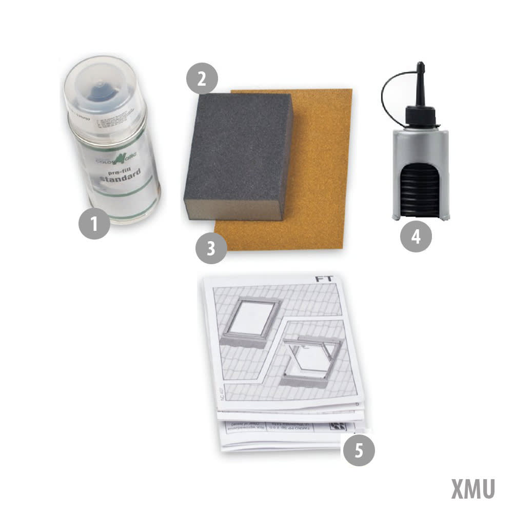 Product afbeelding voor Fakro XMU Reparatiekit Voor Wit/U